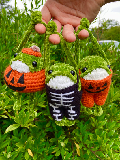 Halloween Frog Bag Charms