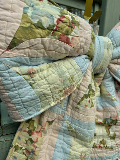 Pink & Blue REVERSIBLE Bow Door Hanger/ Tree Topper