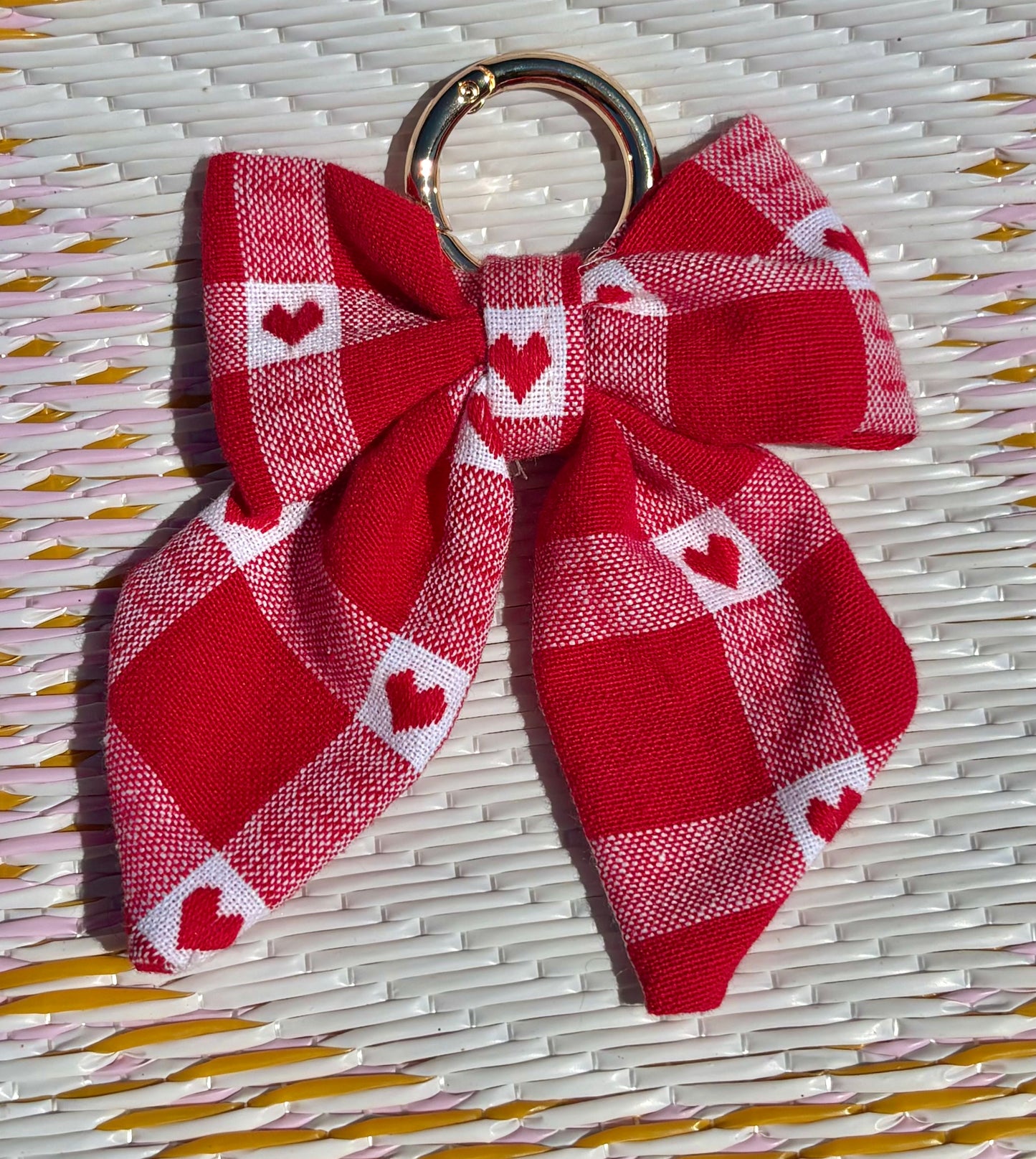 Bow Bag Charms (Vintage Fabric)