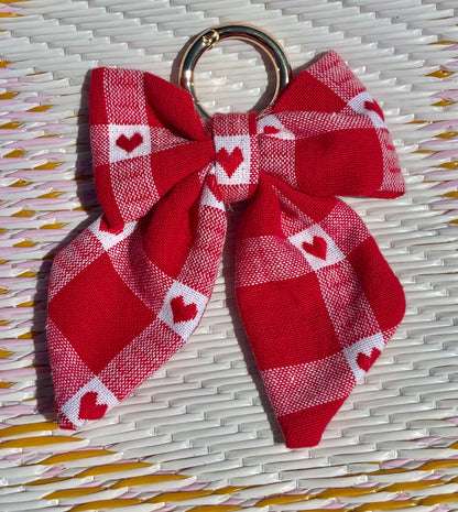 Bow Bag Charms (Vintage Fabric)