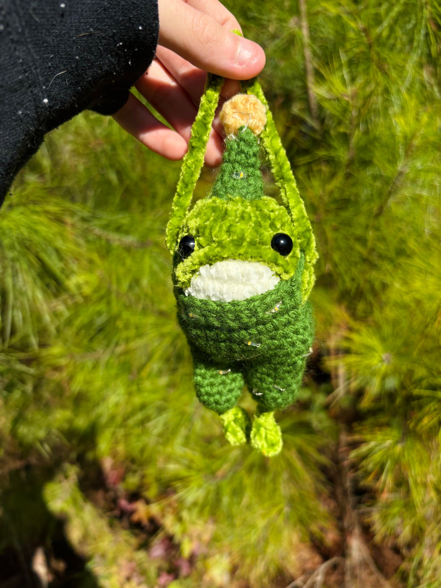 Christmas Tree Frog Bag Charm (LIGHTS UP)
