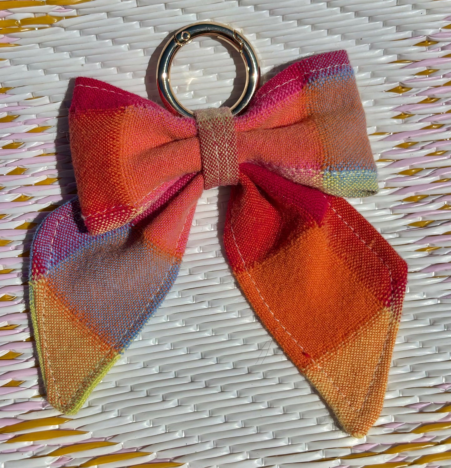 Bow Bag Charms (Vintage Fabric)