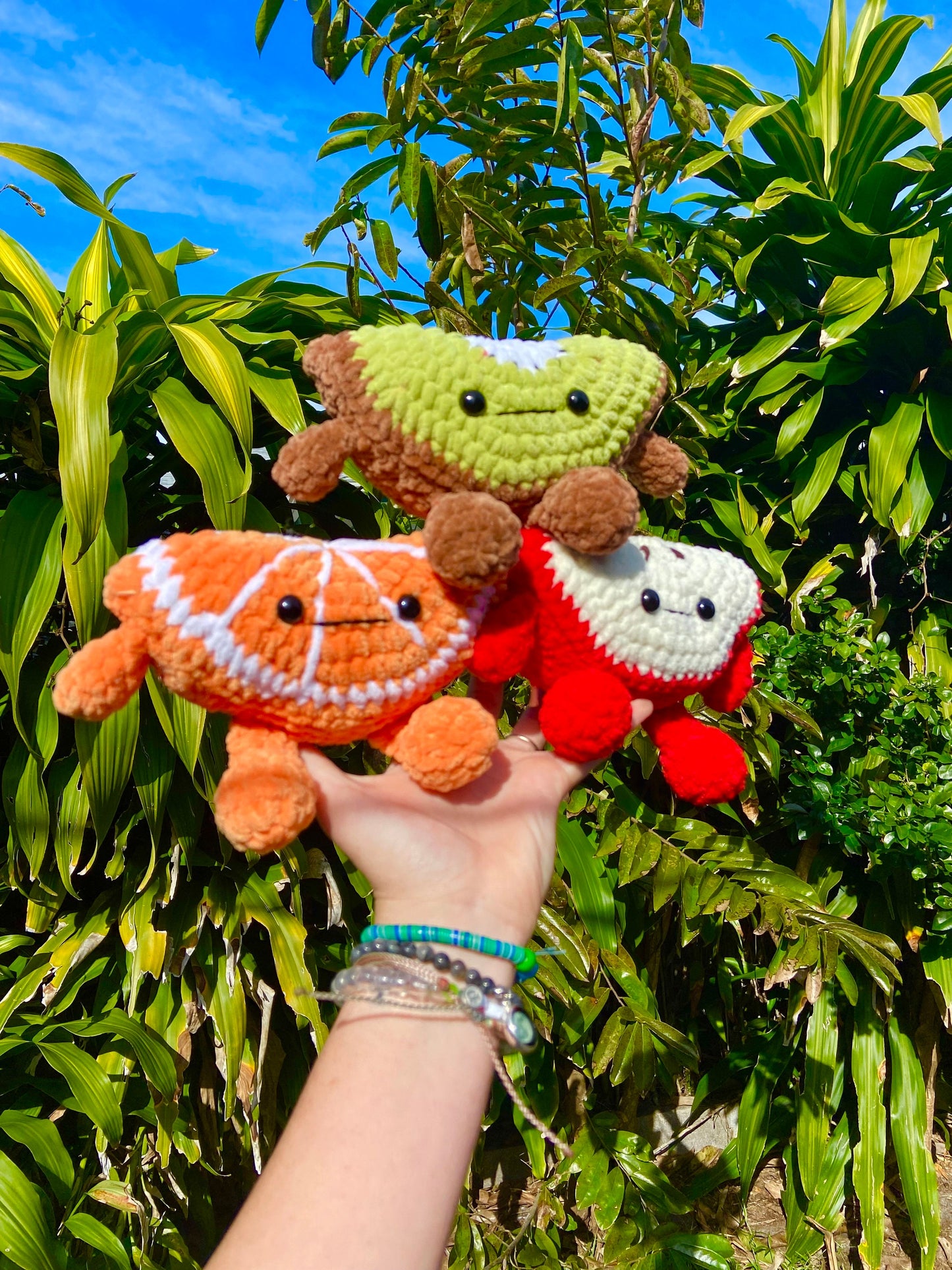 Fruit Friend Crochet Pattern Pack/ PDF/ Orange, Lime, Lemon, Grapefruit, Apple, Kiwi, Watermelon, Dragon Fruit