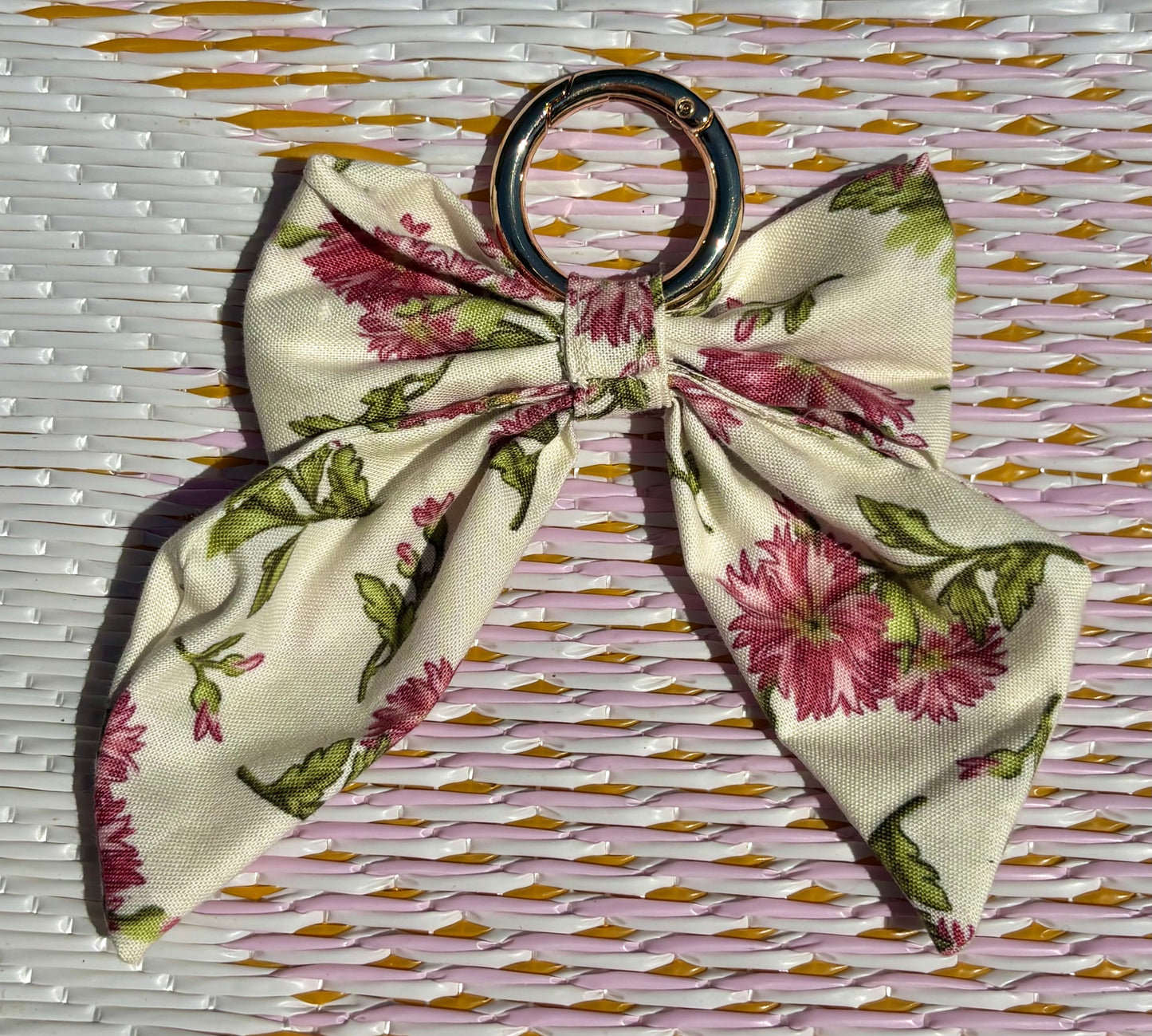 Bow Bag Charms (Vintage Fabric)