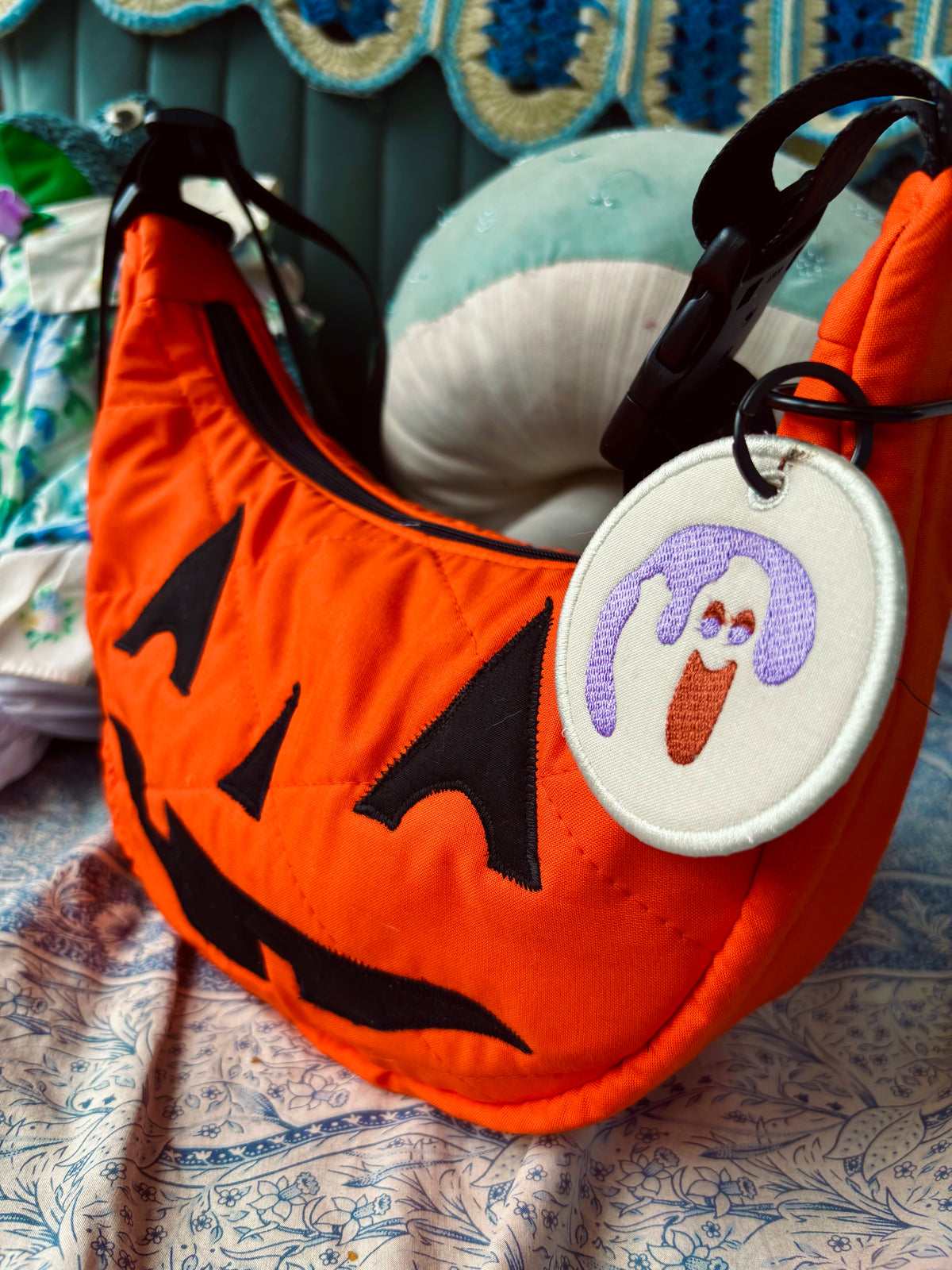 Halloween Cookie  Bag Charm/ Keychain