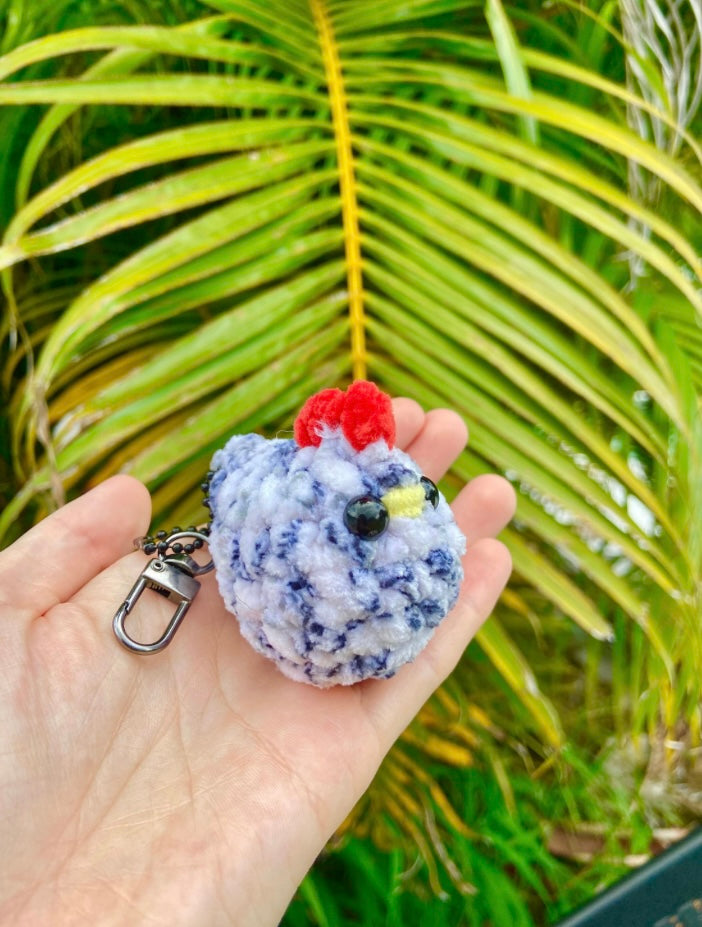 Chicken Crochet keychain
