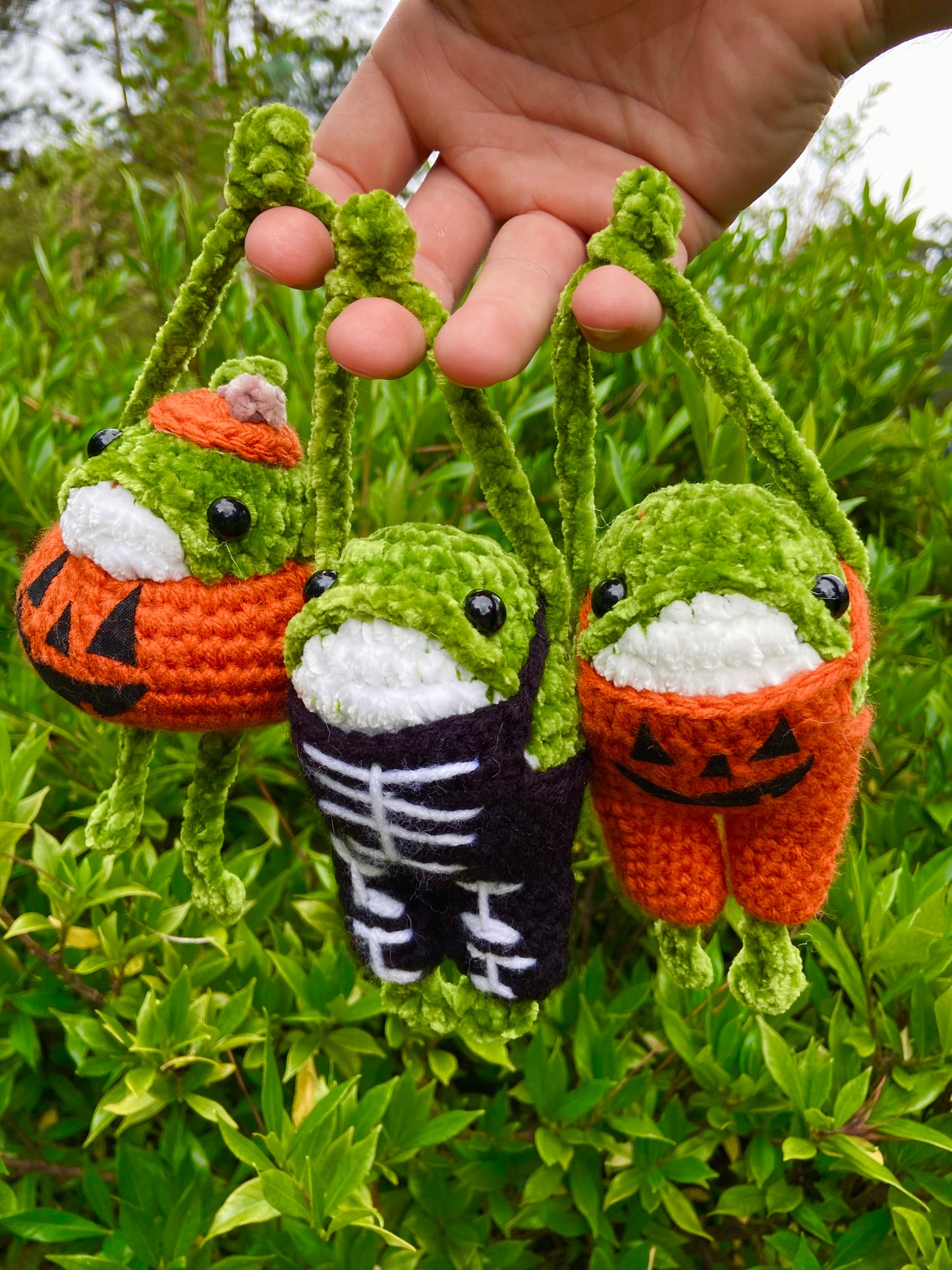 Halloween Frog Bag Charms