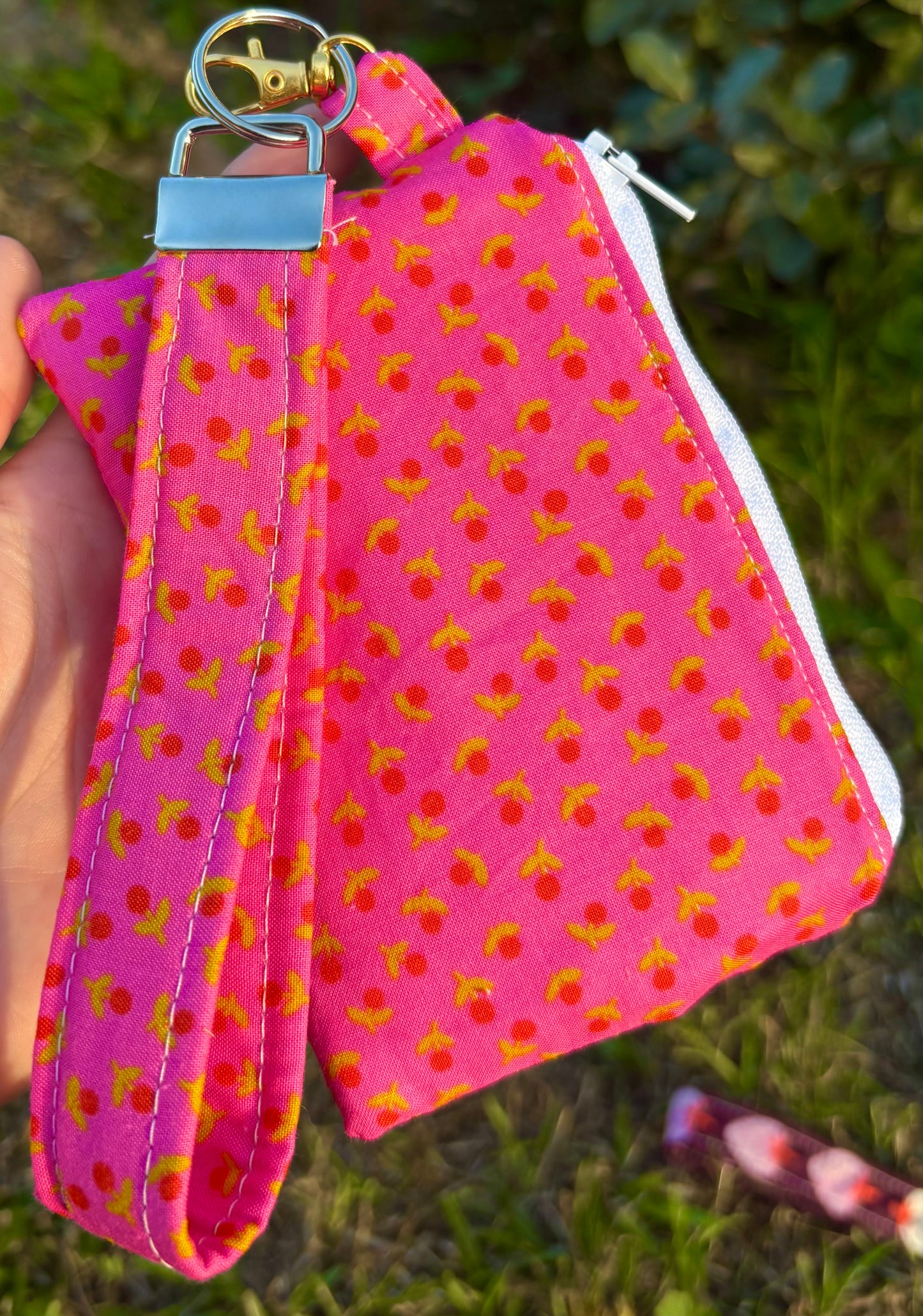 Wristlet Coin Pouch Duo Strawberry Collection