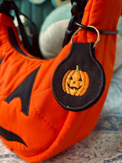 Halloween Jack-o’-lantern  Bag Charm/ Keychain