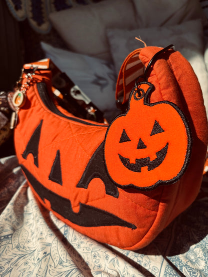 Jackolantern Pumpkin Bag Tag