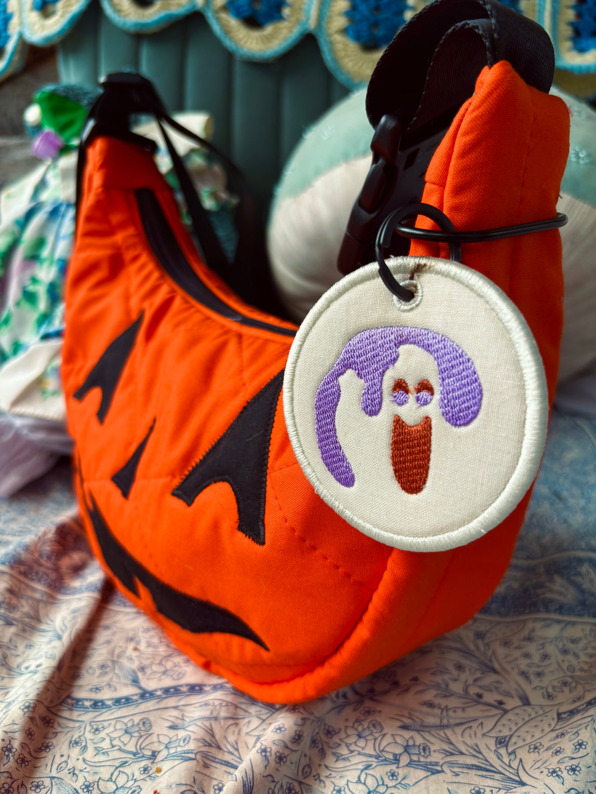 Halloween Cookie  Bag Charm/ Keychain
