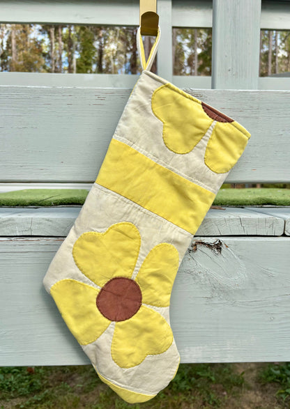 Reworked Vintage Quilt One of a Kind Stockings