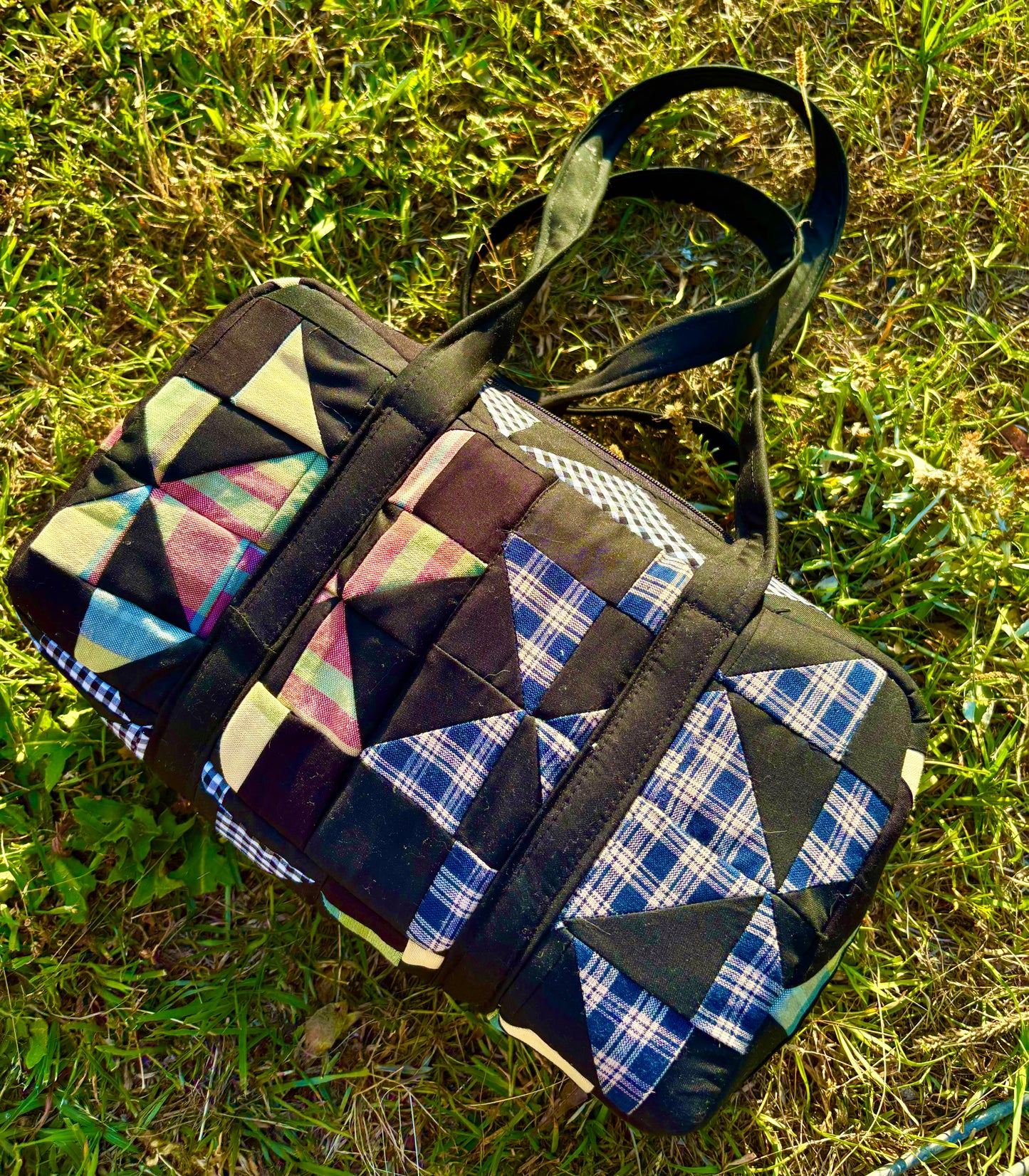 Handmade ONE OF A KIND Bowler Bag