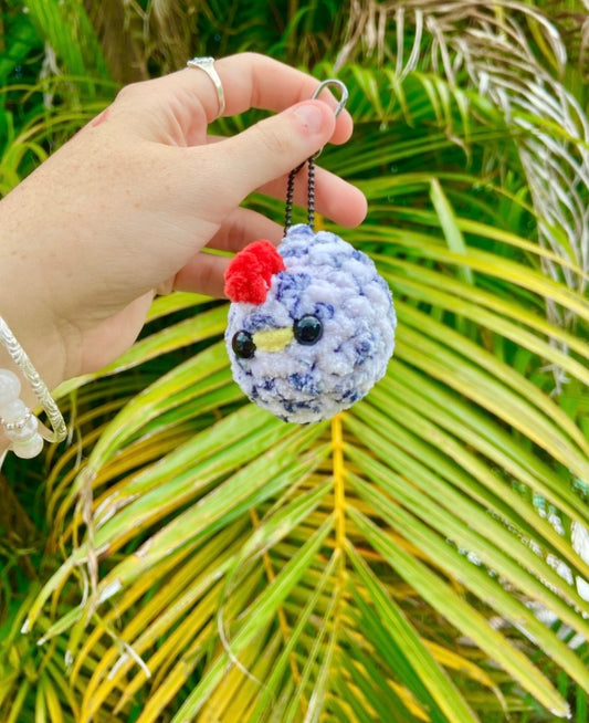 Chicken Crochet keychain