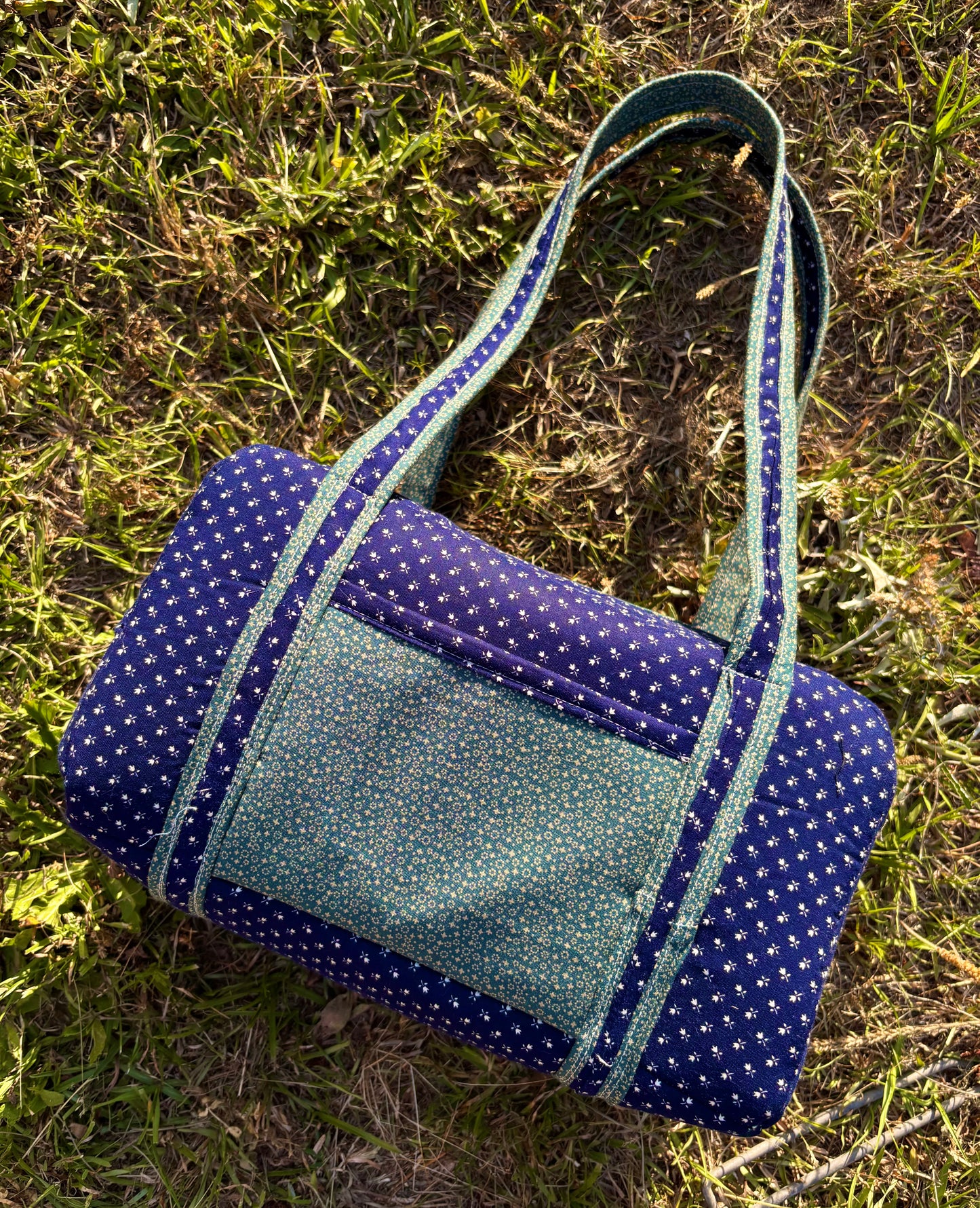 Handmade ONE OF A KIND VB inspired Bowler Bag