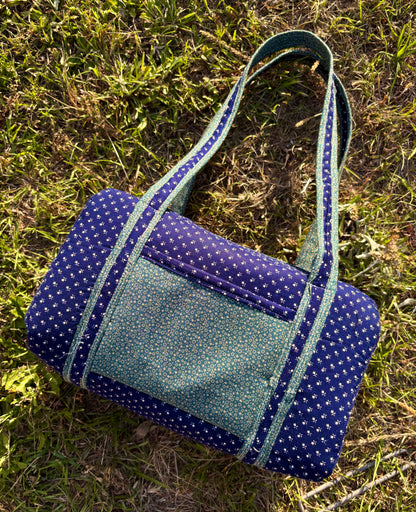 Handmade ONE OF A KIND VB inspired Bowler Bag