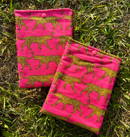 Book/Kindle Sleeve (cheetah)