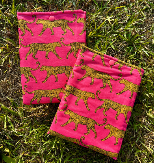 Book/Kindle Sleeve (cheetah)