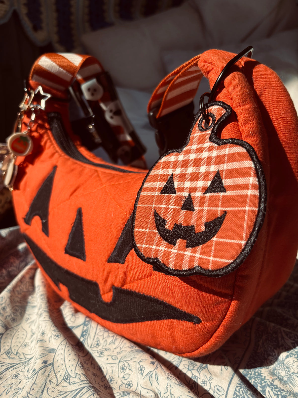 Jackolantern Pumpkin Bag Tag