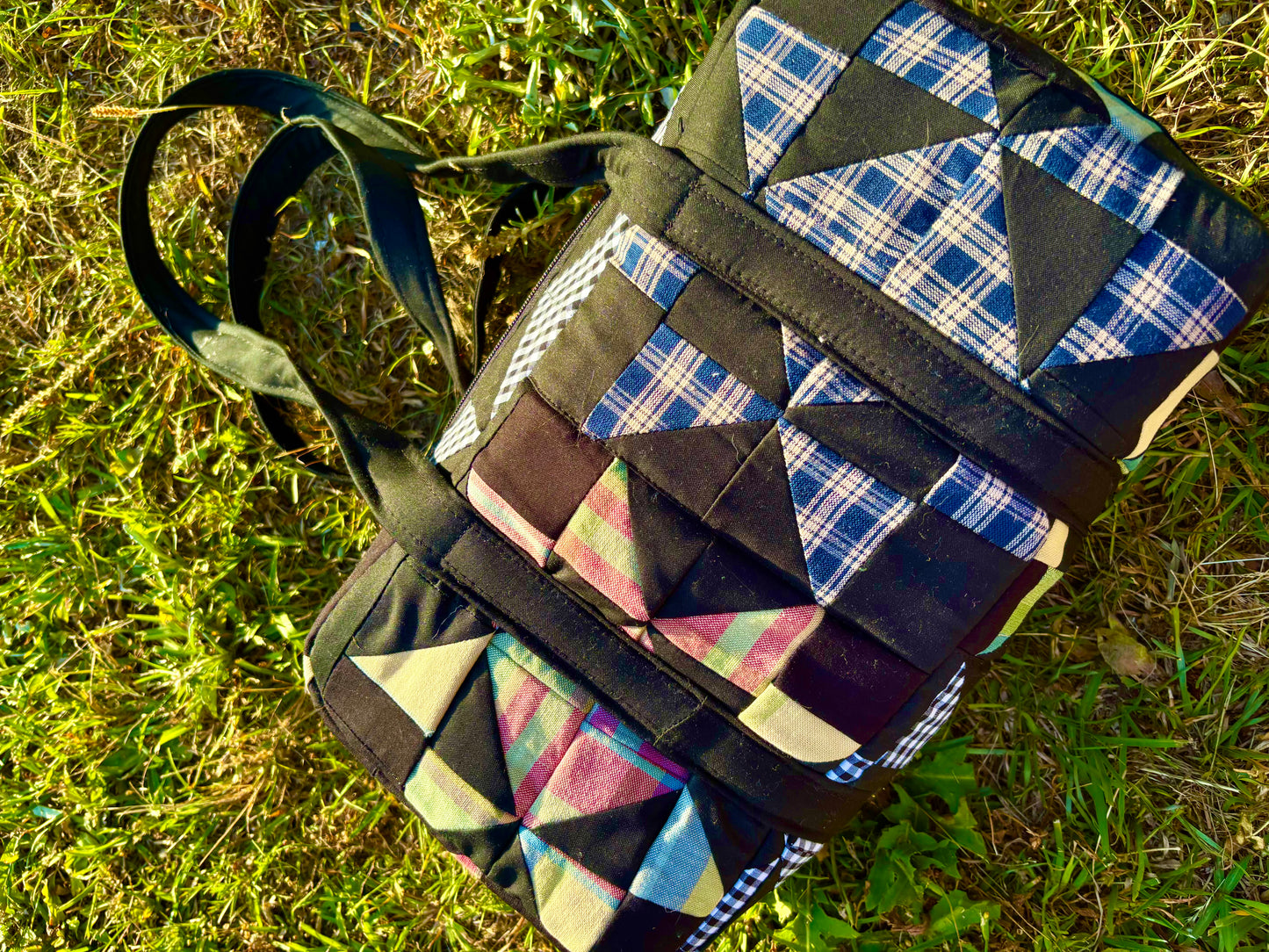 Handmade ONE OF A KIND Bowler Bag