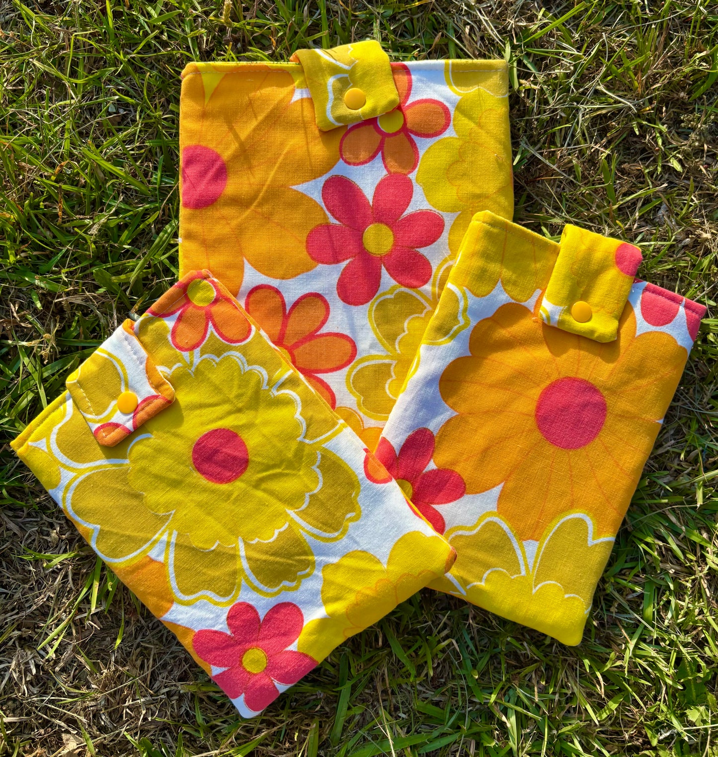 Book/Kindle Sleeve Made From Vintage Fabric!
