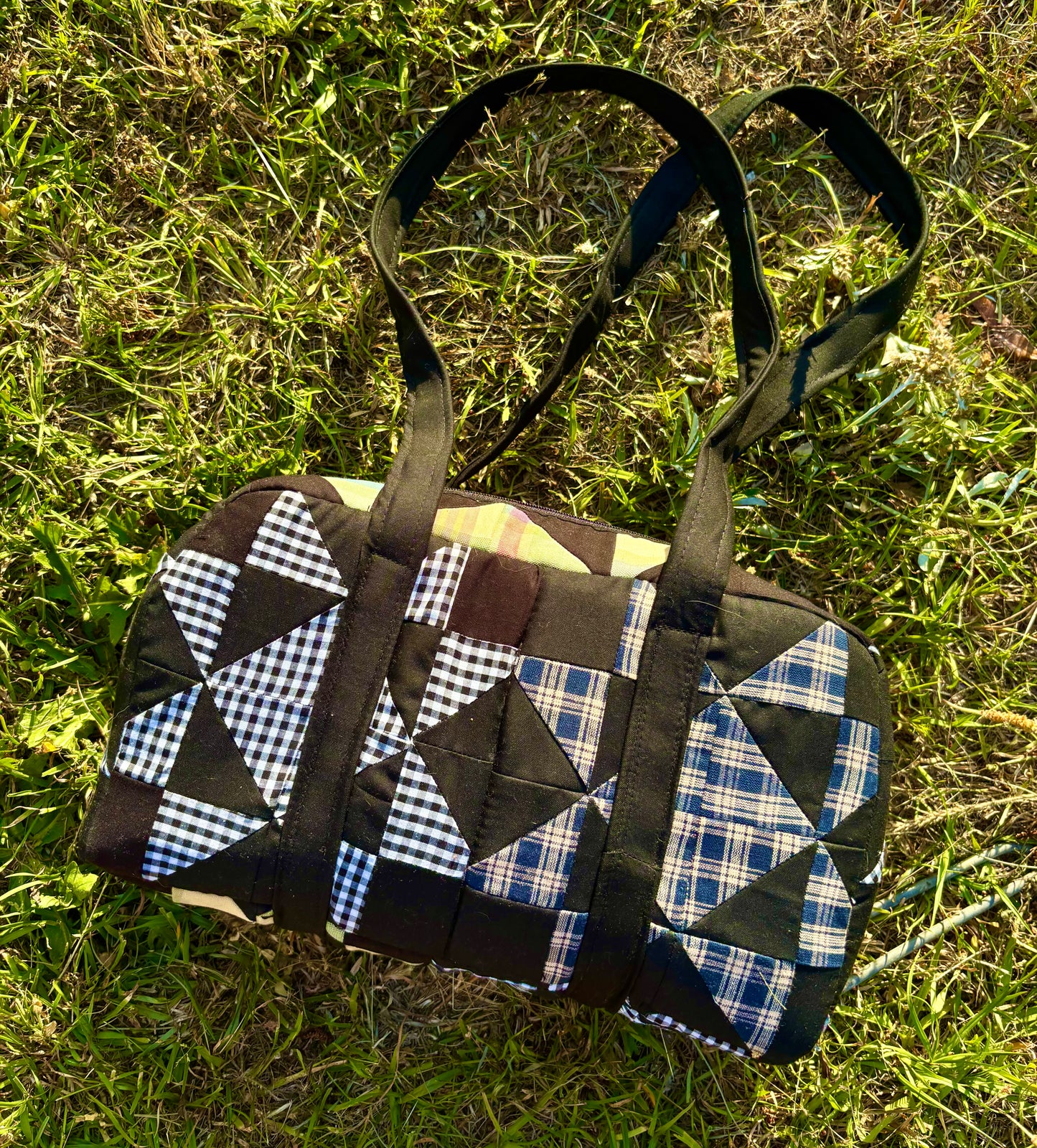 Handmade ONE OF A KIND Bowler Bag