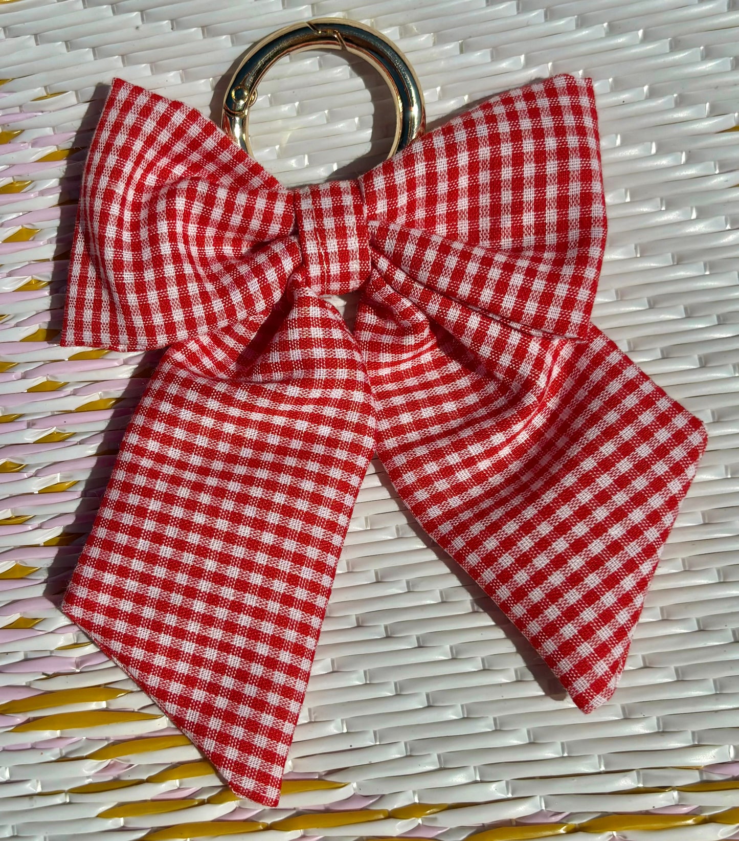 Bow Bag Charms (Vintage Fabric)