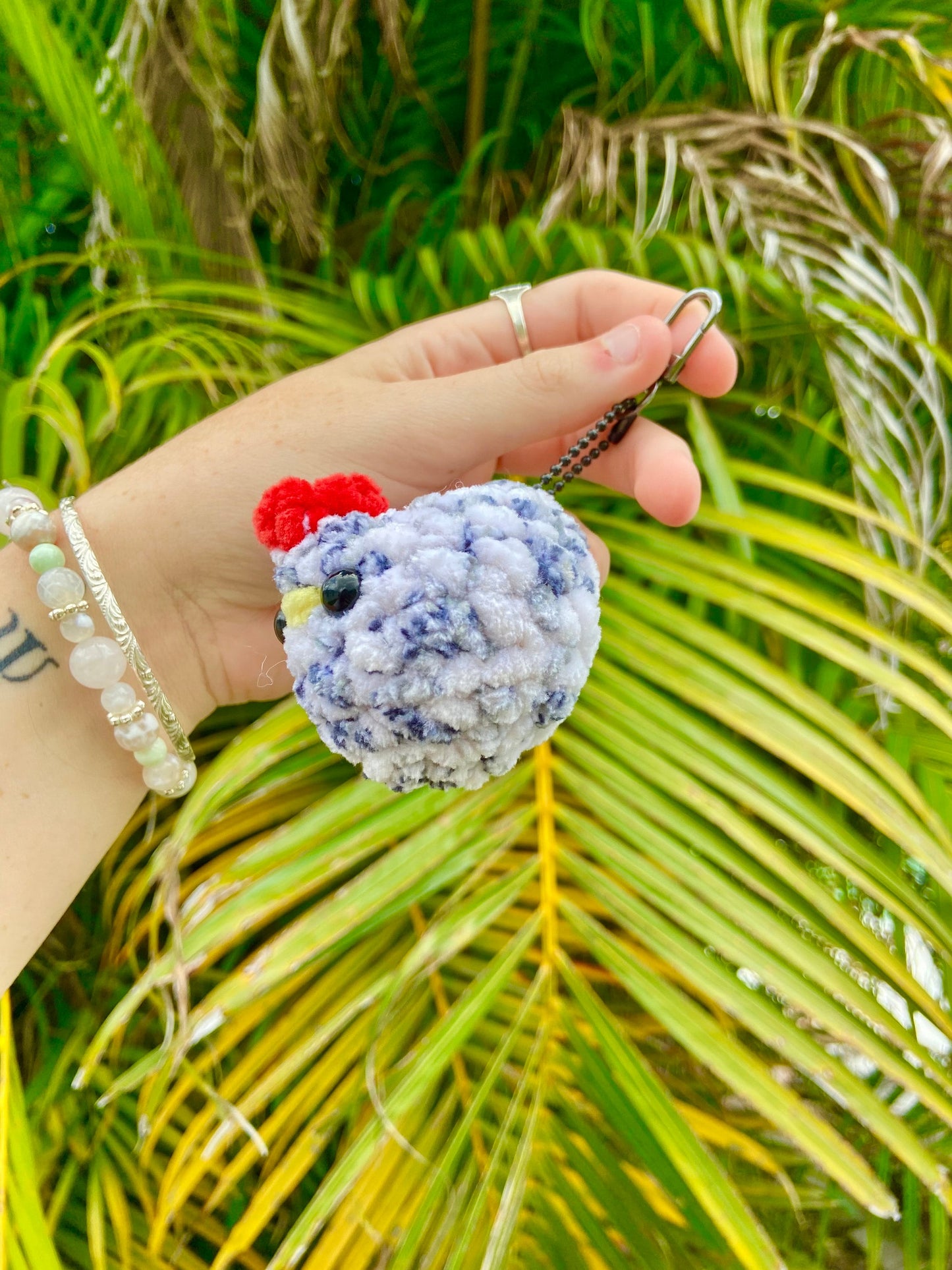 handmade Crochet Chicken/ Mini Chicken Plush / plushie keychain