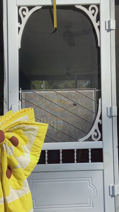 Sunflower Bow Door Hanger