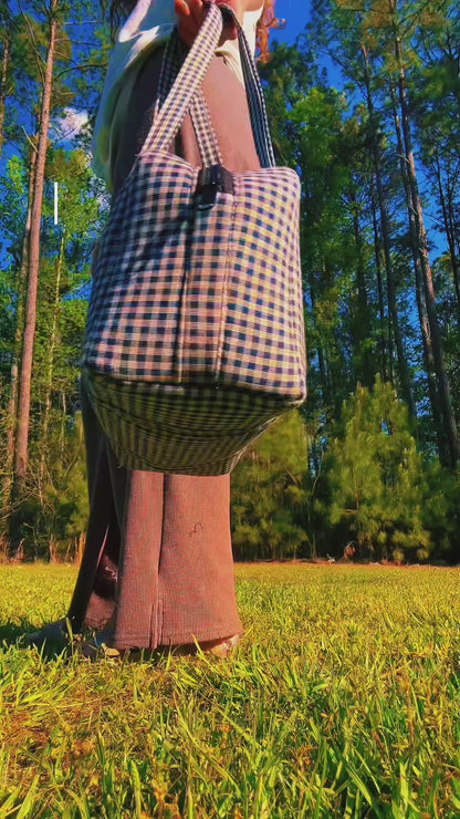 Handmade ONE OF A KIND Bowler Bag