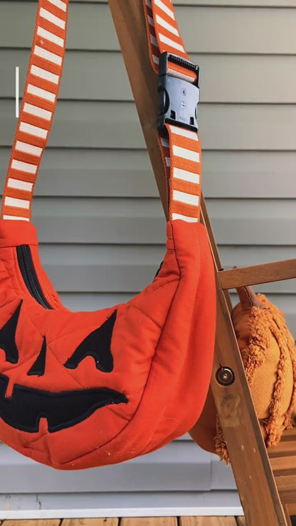 Custom Initial Pumpkin Bag Tag