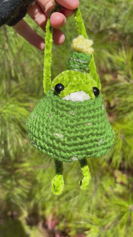 Christmas Tree Frog Bag Charm (LIGHTS UP)